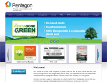 Tablet Screenshot of pentagon.ca