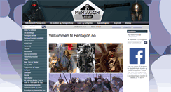 Desktop Screenshot of pentagon.no